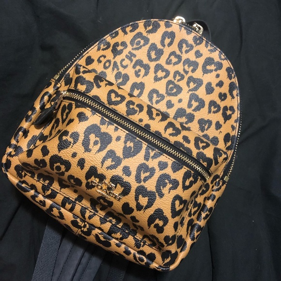 Coach Bags Coach Leopard Print Mini Backpack Poshmark